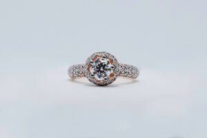 Solitaire Style zircon ring