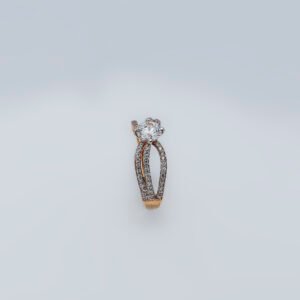 Diamond Solitaire Style Zircon Ring