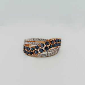 Sapphire and Zircon Band