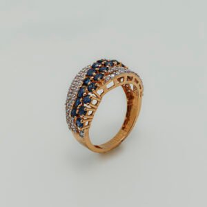 Sapphire and Zircon Band