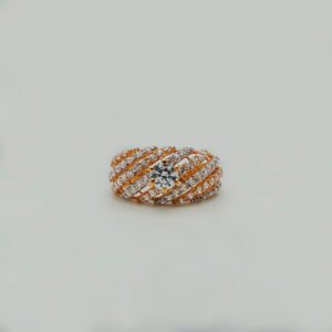Diamond Solitaire Style Zircon Ring