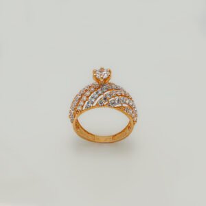Diamond Solitaire Style Zircon Ring