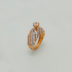 Diamond Solitaire Style Zircon Ring