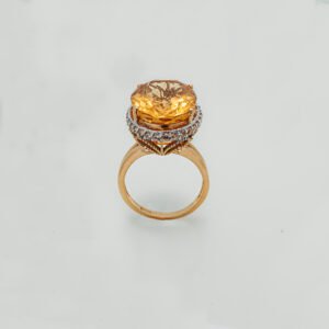 Golden Topaz Ring