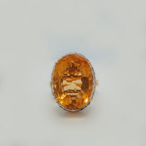 Golden Topaz Ring