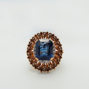 Turkish style zircon ring