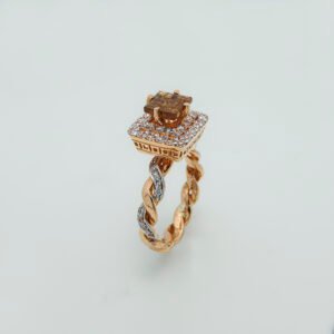 Tourmaline Ring with Zircons