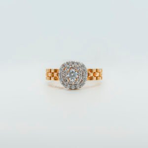 Rolex style Zircon ring