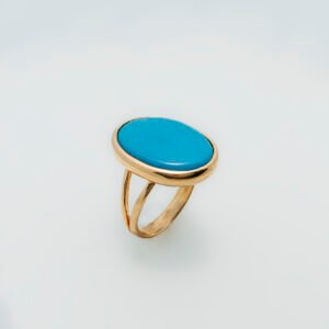 Classic Nishapuri Turquoise Ring