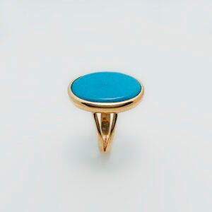 Classic Nishapuri Turquoise Ring