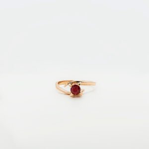 21K Gold Kabuli Ruby Ring