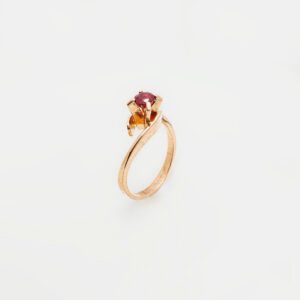 21K Gold Kabuli Ruby Ring
