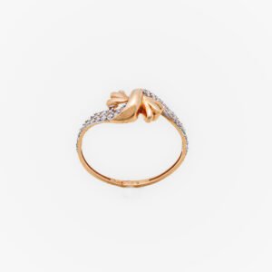 21k Gold Zircon Butterfly Ring